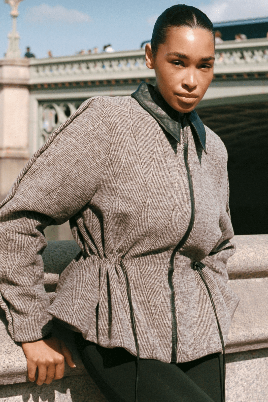 Windsor Cropped Jacket Beige | Yttertøy | Smuk