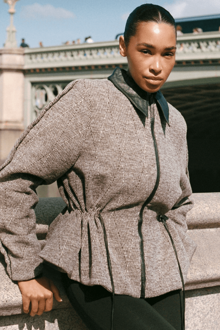Windsor Cropped Jacket Beige | Yttertøy | Smuk