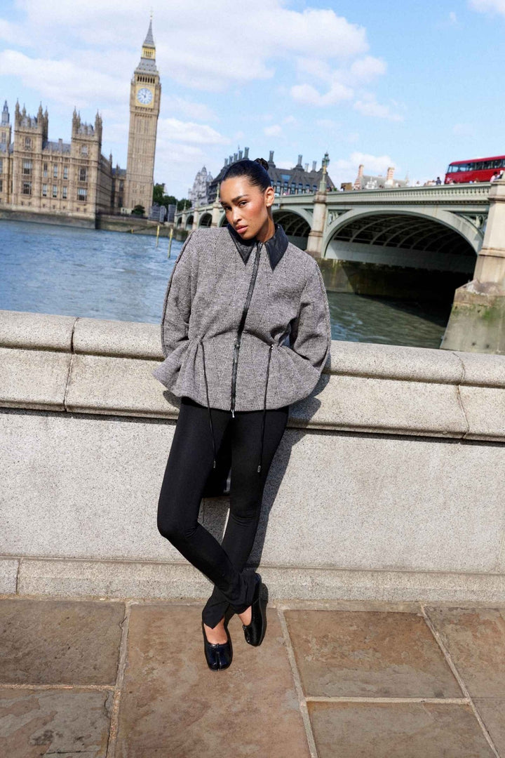 Windsor Cropped Jacket Beige | Yttertøy | Smuk