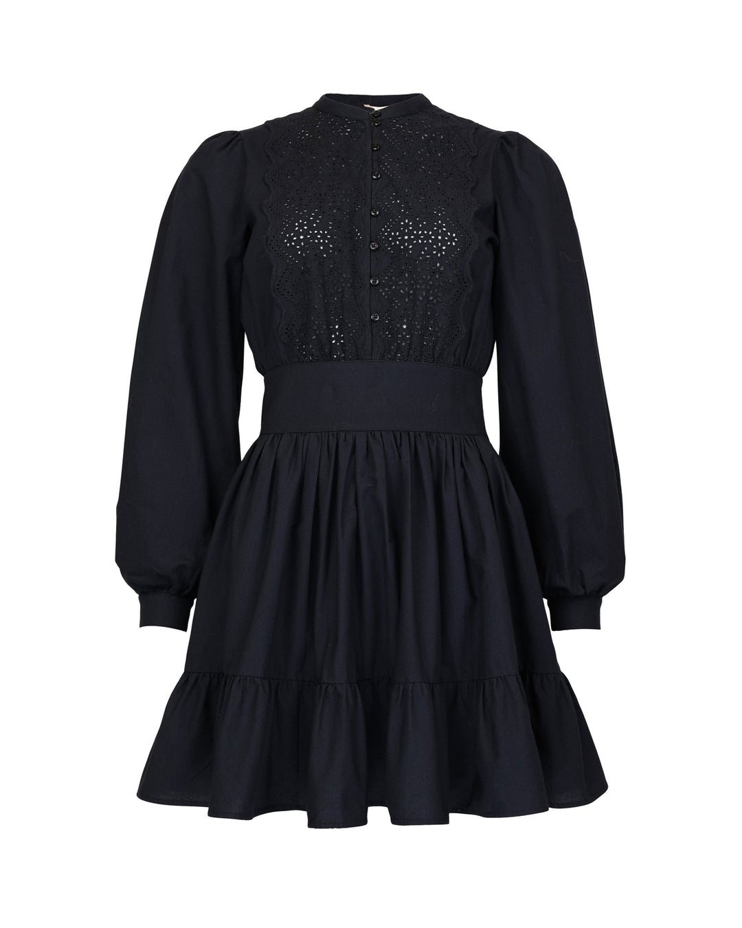 Winter Cotton Mini Dress Petite Flowers | Kjoler | Smuk