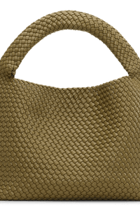 Woven Daily Shopper + Pouch Green