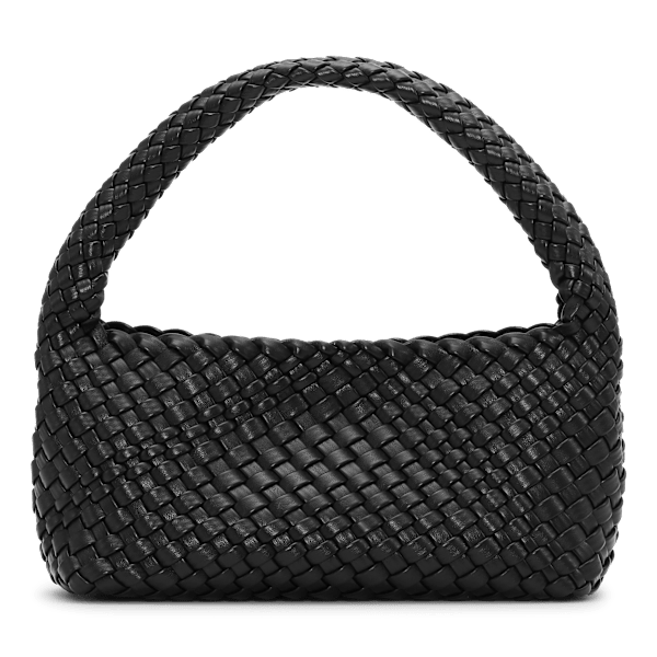 Woven Mini Bag + Pouch Black | Vesker | Smuk