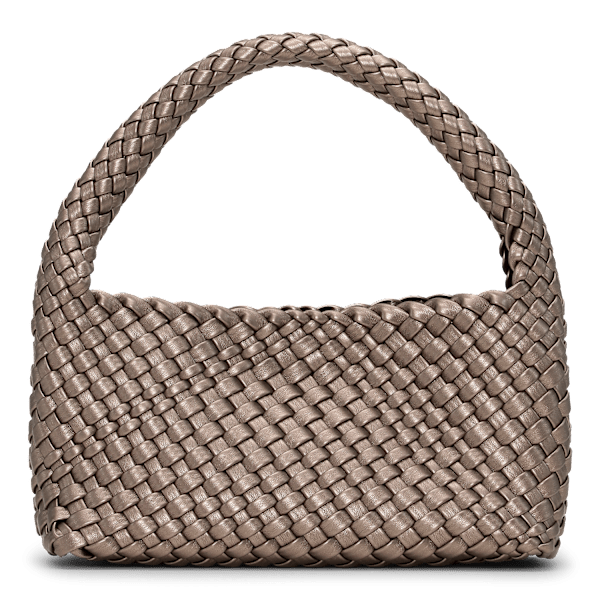 Woven Mini Bag + Pouch Champagne | Vesker | Smuk