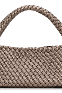 Woven Mini Bag + Pouch Champagne