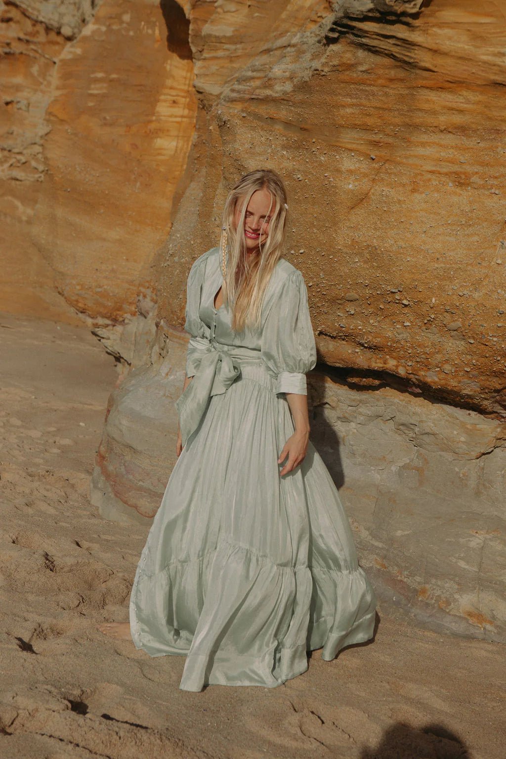 Wow Long Dress Soft Pistachio | Kjoler | Smuk - Dameklær på nett