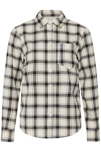 Yana Shirt Dark Navy/Mole Check