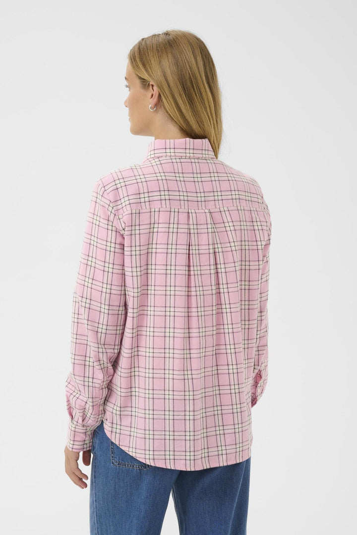 Yana Shirt Pink Check | Skjorter og bluser | Smuk