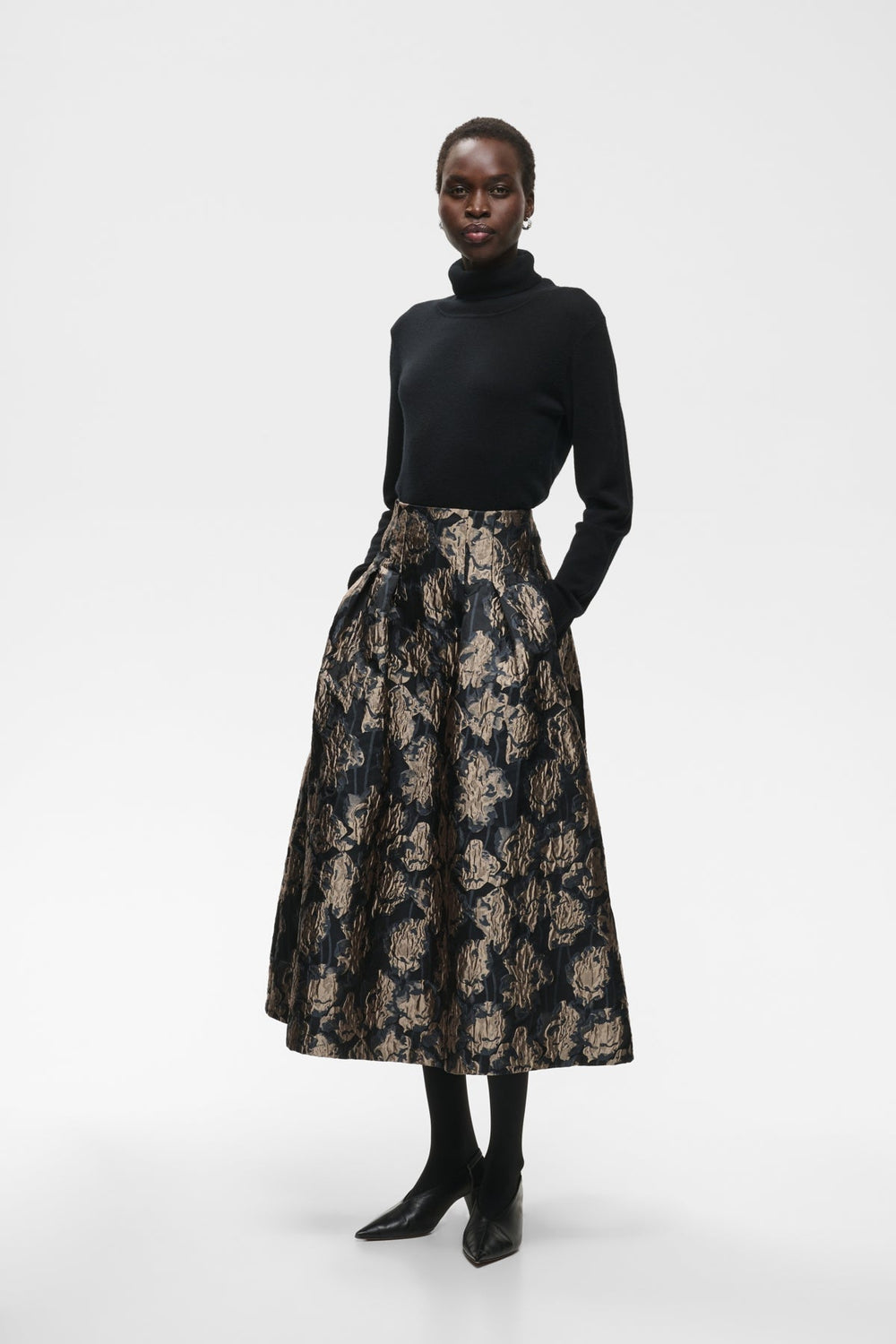 Yancieiw Skirt Flower Jacquard | Skjørt | Smuk