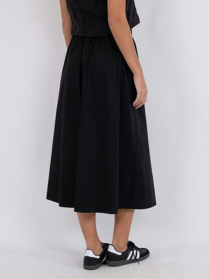Yara Poplin Skirt Black | Skjørt | Smuk - Dameklær på nett