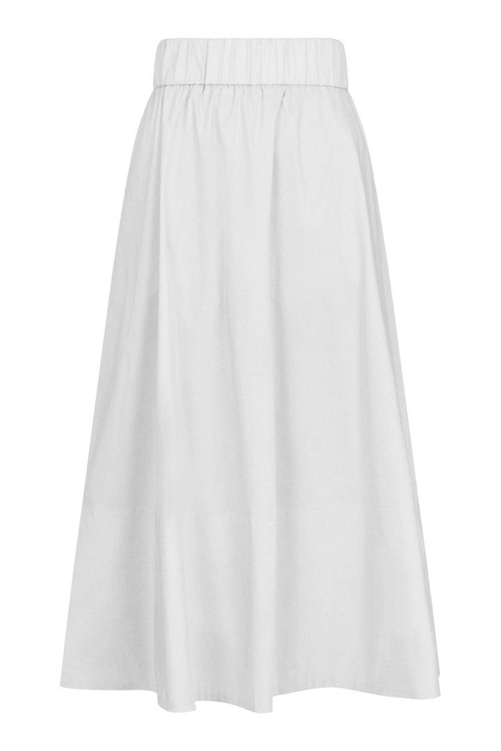 Yara Poplin Skirt White | Skjørt | Smuk - Dameklær på nett