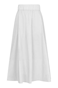 Yara Poplin Skirt White