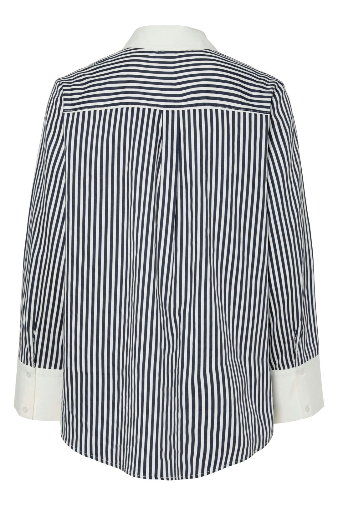 Yasanne Ls Striped Shirt Navy Blazer Star White | Skjorter og bluser | Smuk - Dameklær på nett