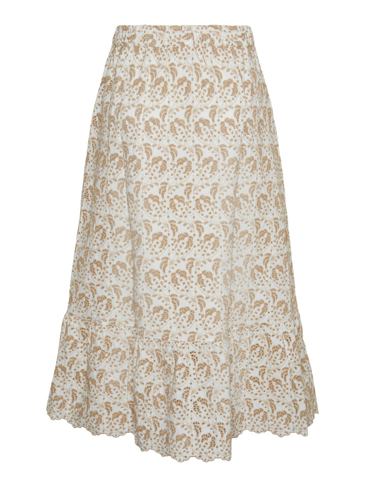 Yasaprilla Hw Ankle Skirt Star White | Skjørt | Smuk - Dameklær på nett