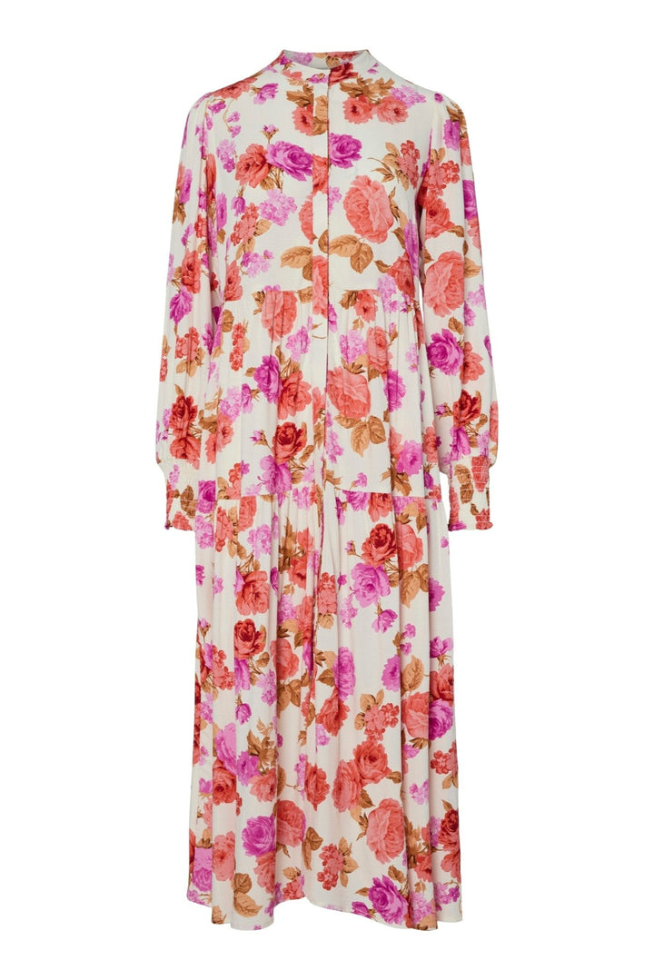 Yasasina Ls Long Shirt Dress Star White Emilie | Kjoler | Smuk - Dameklær på nett