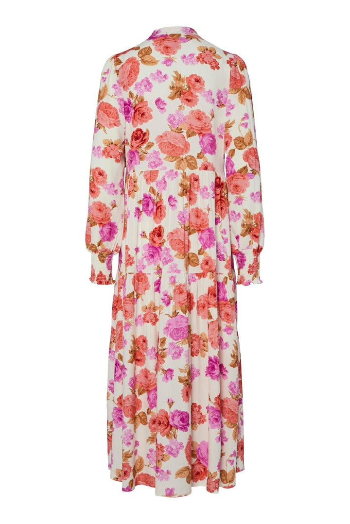 Yasasina Ls Long Shirt Dress Star White Emilie | Kjoler | Smuk - Dameklær på nett