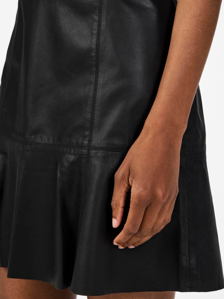 Yascolly Mw Naplon Leather Skirt Black | Skjørt | Smuk - Dameklær på nett