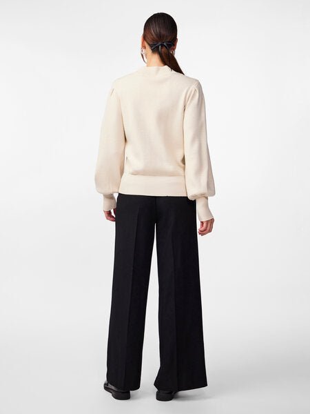 Yasfonny Ls Knit Pullover Birch | Genser | Smuk - Dameklær på nett