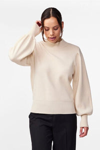Fonny Ls Knit Pullover Birch