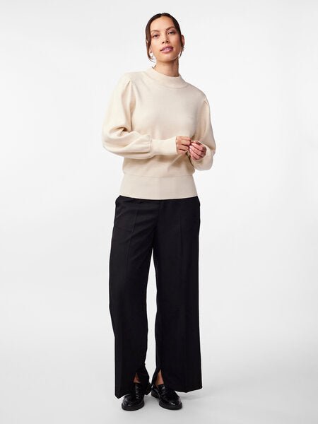 Yasfonny Ls Knit Pullover Birch | Genser | Smuk - Dameklær på nett