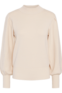 Fonny Ls Knit Pullover Birch