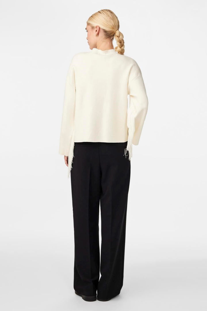 Yasfringa Ls O-Neck Knit Pullover  Birch