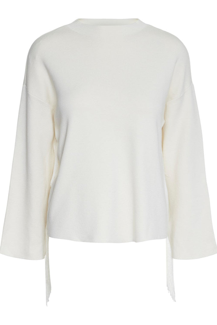 Yasfringa Ls O-Neck Knit Pullover  Birch