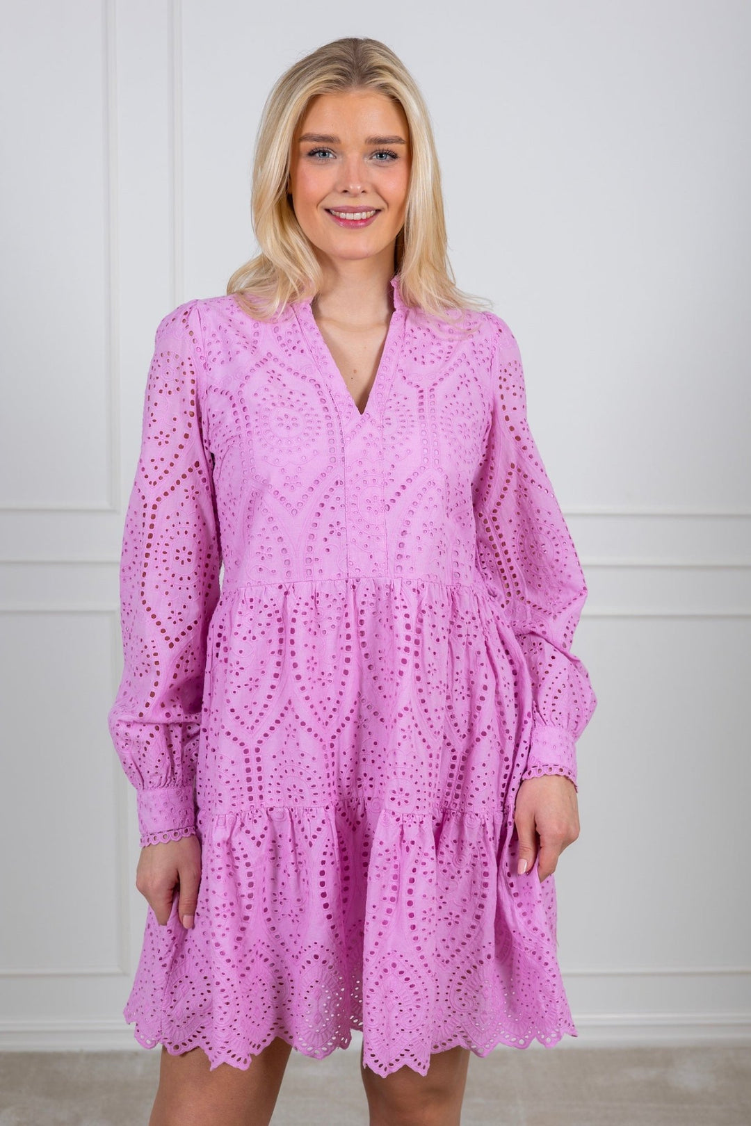 Yasholi Ls Dress Pastel Lavender | Kjoler | Smuk - Dameklær på nett