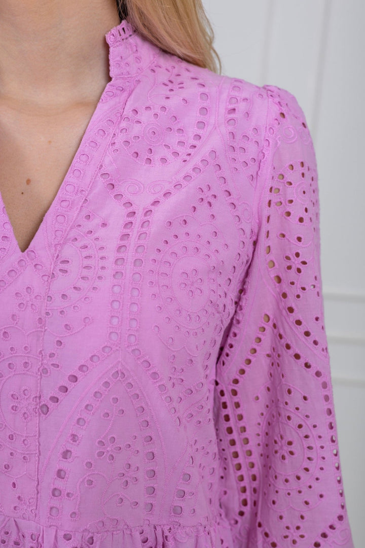 Yasholi Ls Dress Pastel Lavender | Kjoler | Smuk - Dameklær på nett