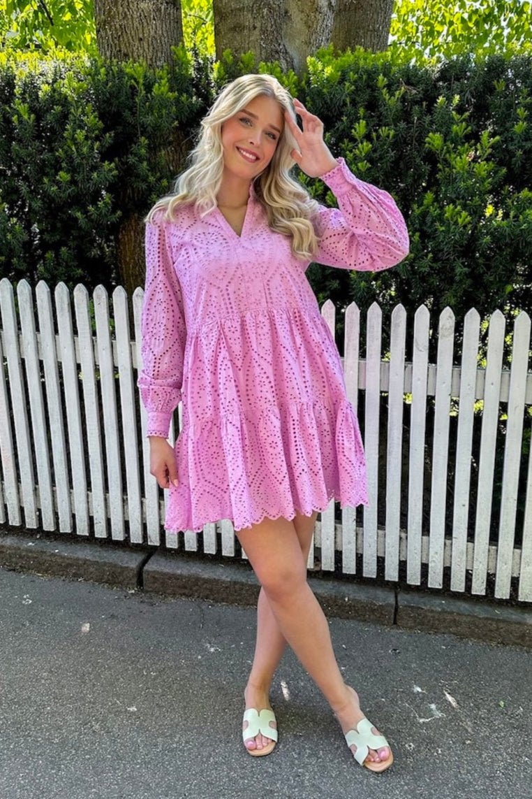 Yasholi Ls Dress Pastel Lavender | Kjoler | Smuk - Dameklær på nett