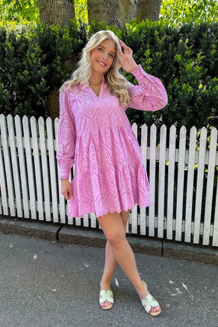 Yasholi Ls Dress Pastel Lavender | Kjoler | Smuk - Dameklær på nett