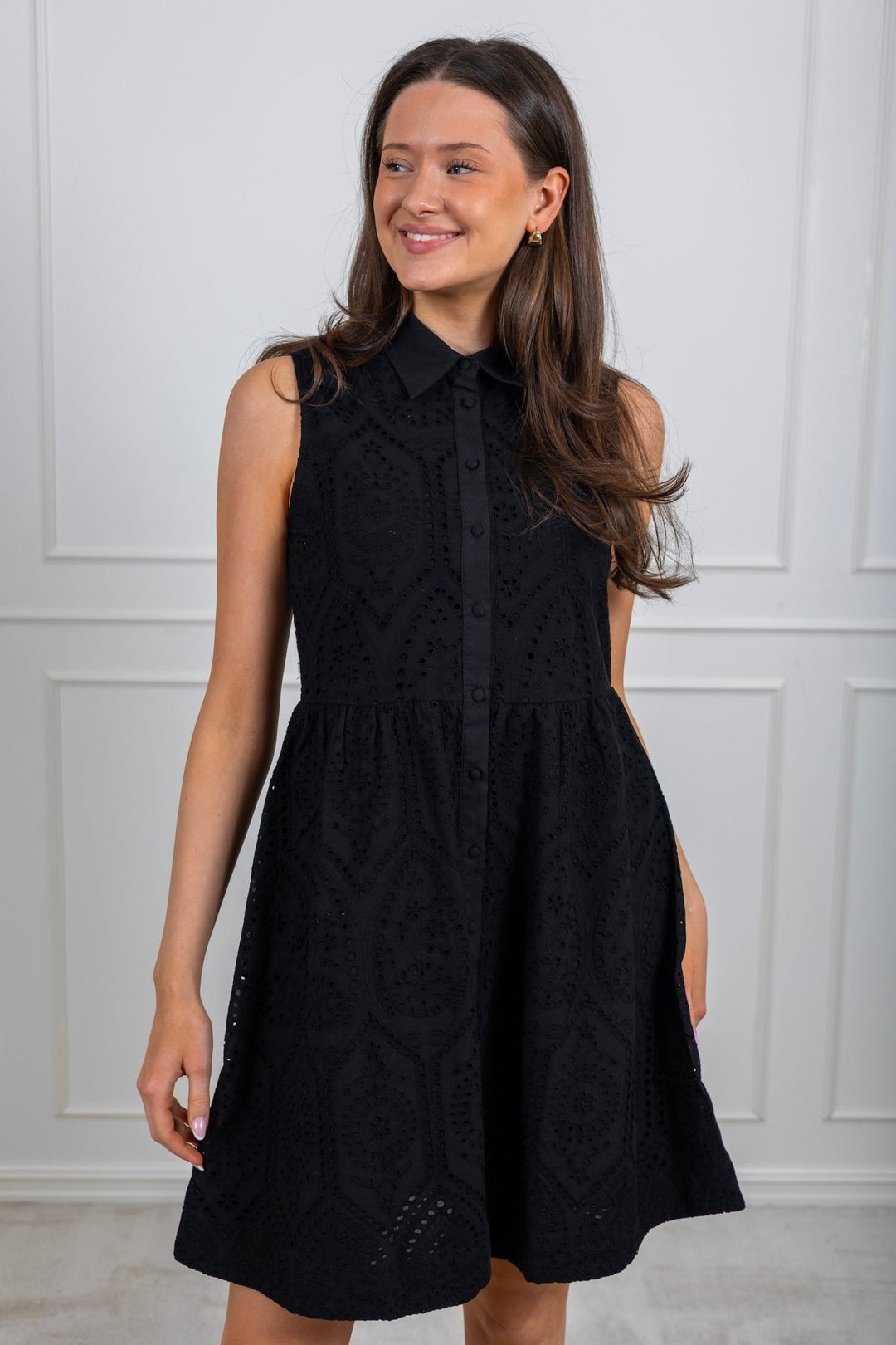 Yasholi Sl Shirt Dress Black | Kjoler | Smuk - Dameklær på nett