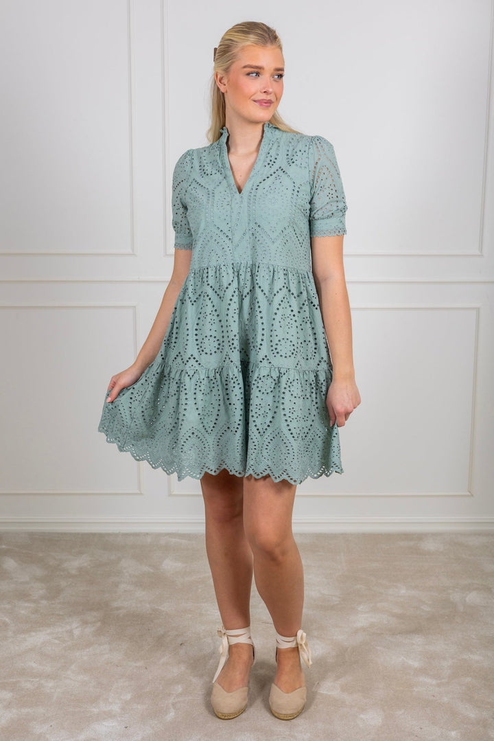 Yasholi Ss Dress Iceberg Green | Kjoler | Smuk - Dameklær på nett