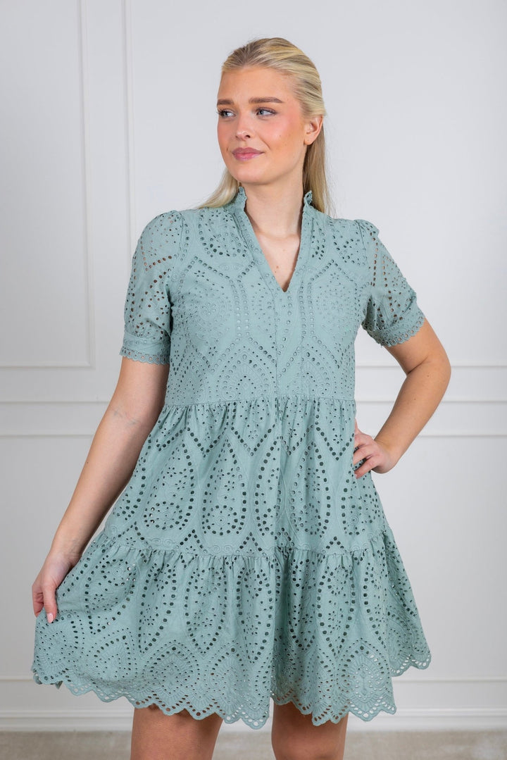 Yasholi Ss Dress Iceberg Green | Kjoler | Smuk - Dameklær på nett