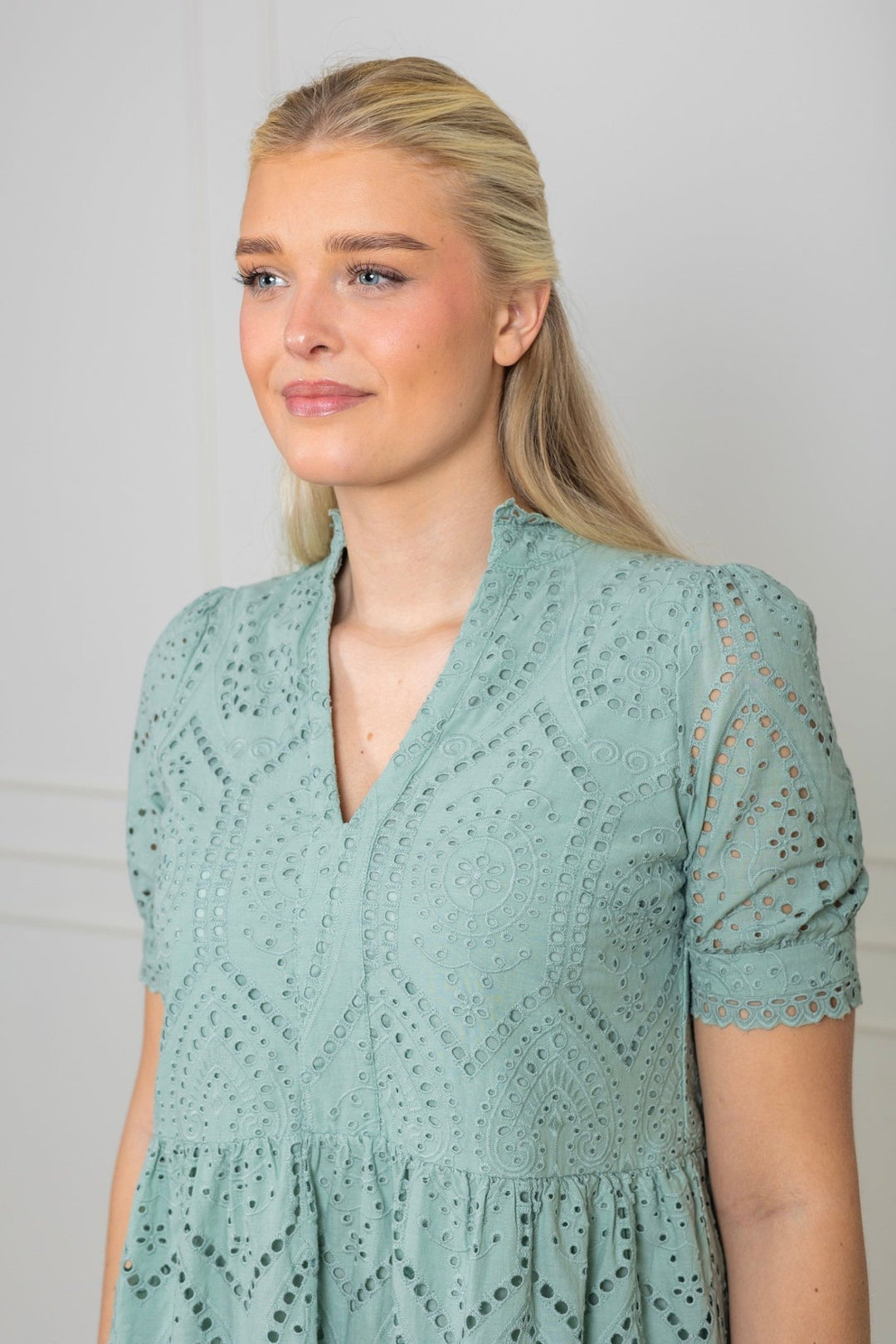 Yasholi Ss Dress Iceberg Green | Kjoler | Smuk - Dameklær på nett