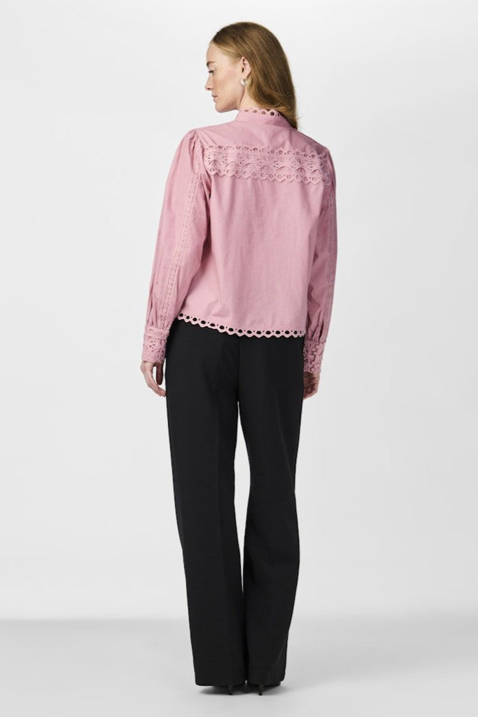 Yasjane Ls Shirt Lilas | Skjorter og bluser | Smuk - Dameklær på nett