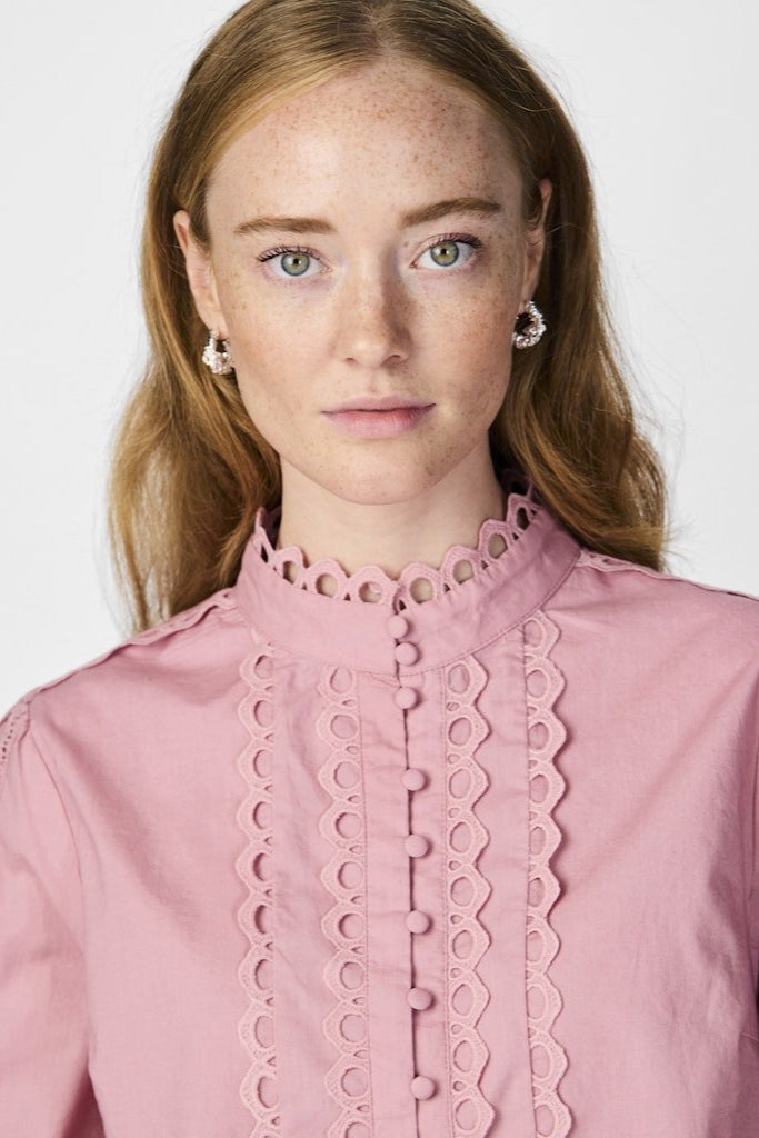 Yasjane Ls Shirt Lilas | Skjorter og bluser | Smuk - Dameklær på nett