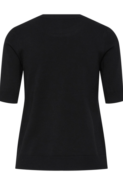 Yaslena Ss Knit Pullover Black | Genser | Smuk - Dameklær på nett
