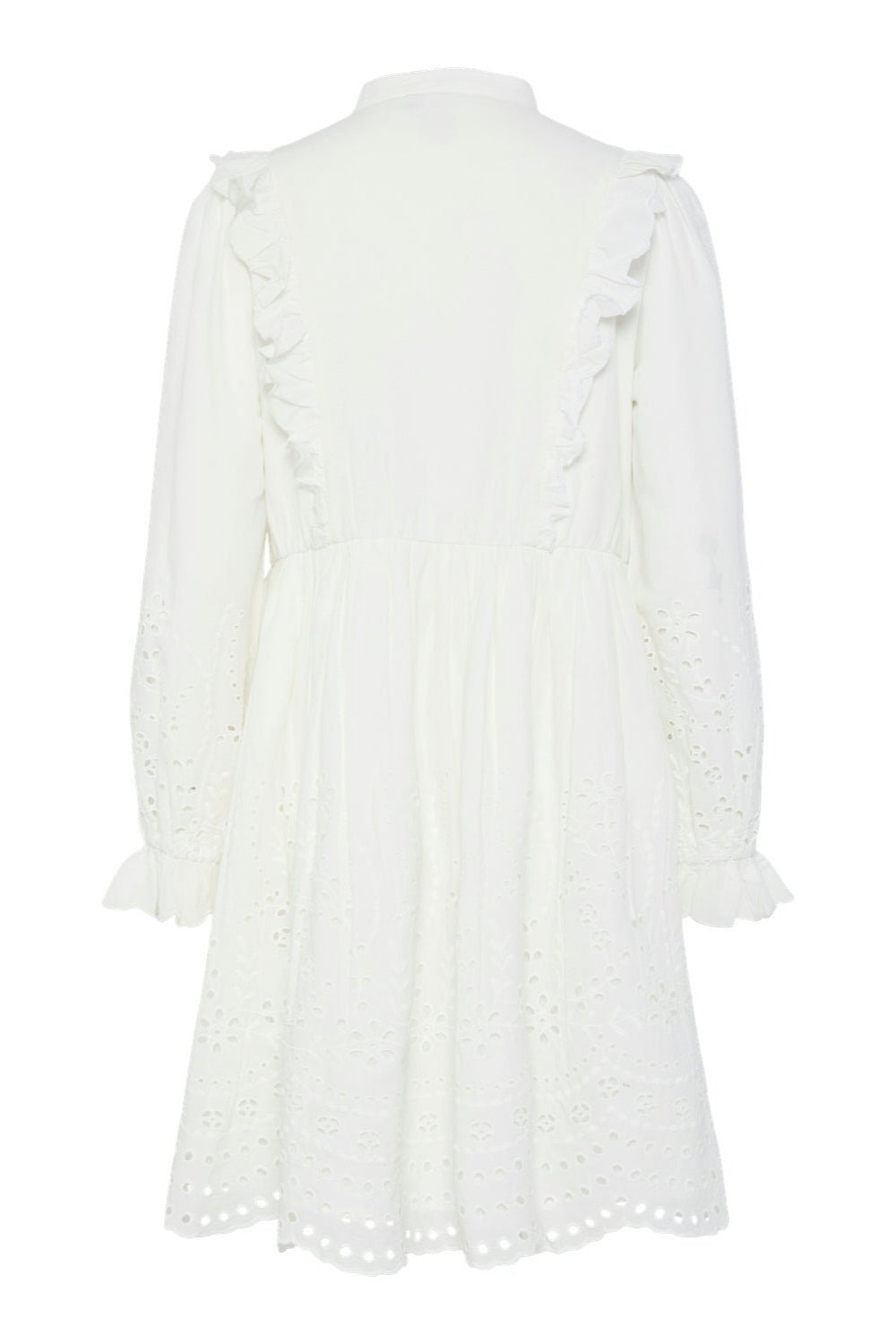 Yasluma Ls Dress Star White | Kjoler | Smuk - Dameklær på nett