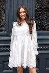 Yasluma Ls Dress Star White