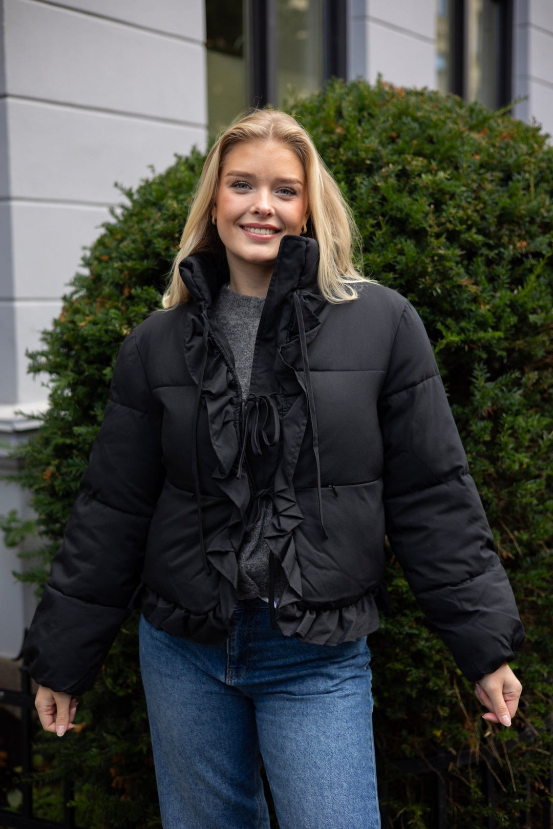 Yasmalino Padded Jacket New Black | Yttertøy | Smuk - Dameklær på nett