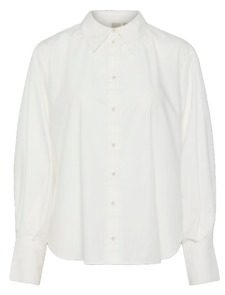 Yasmiroza Ls Shirt Star White | Skjorter og bluser | Smuk - Dameklær på nett