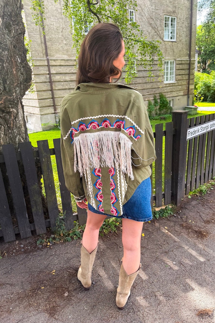 Yasmirra Embroidered Jacket Capulet Olive | Yttertøy | Smuk - Dameklær på nett