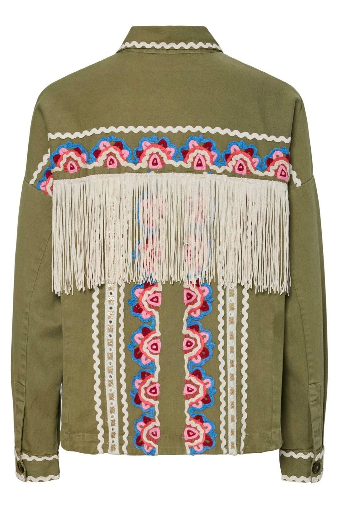 Yasmirra Embroidered Jacket Capulet Olive | Yttertøy | Smuk - Dameklær på nett