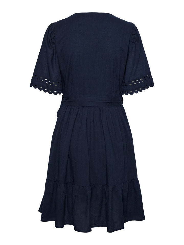 Yasnavina 2/4 Wrap Dress Navy Blazer | Kjoler | Smuk - Dameklær på nett