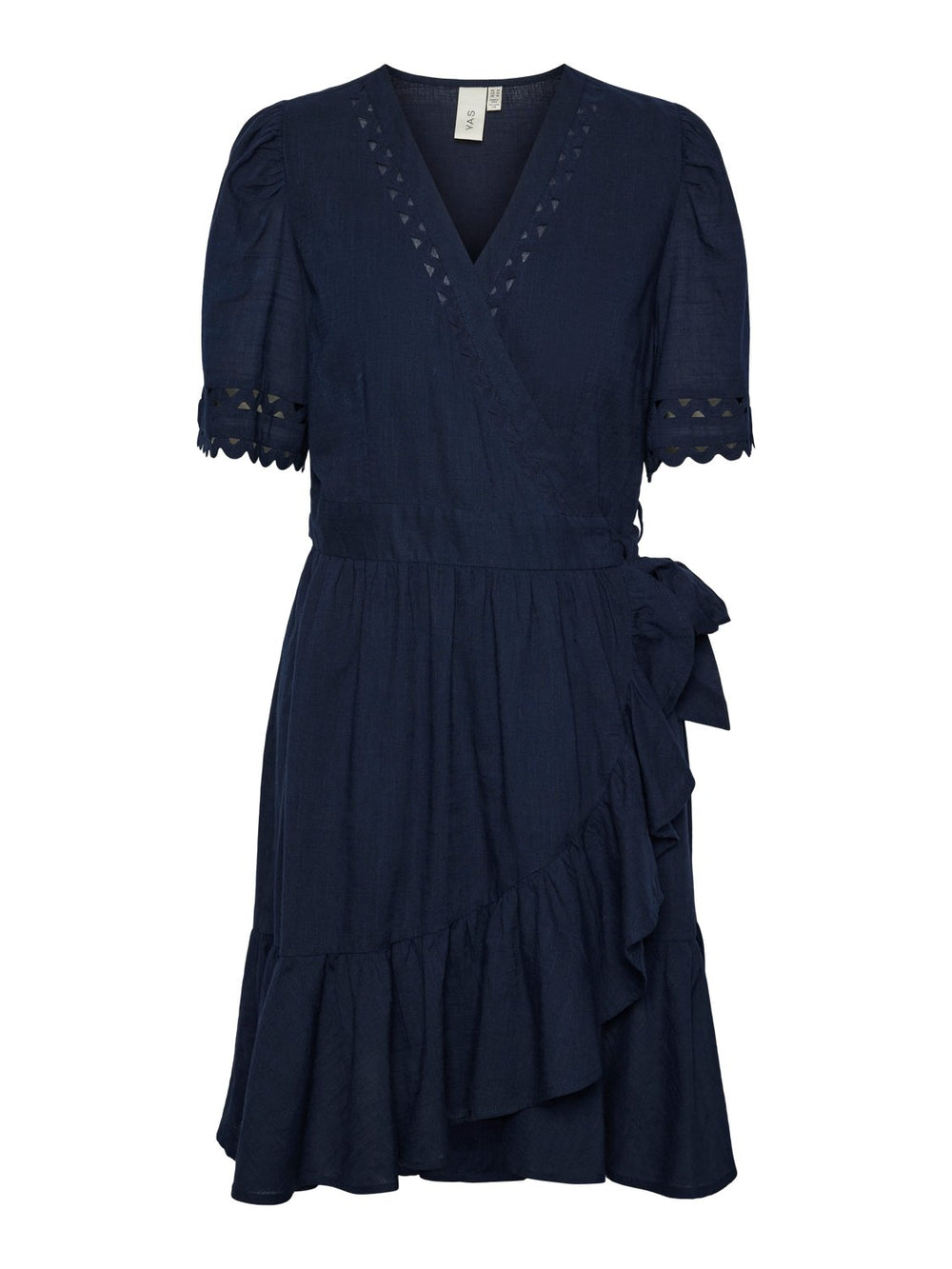 Yasnavina 2/4 Wrap Dress Navy Blazer | Kjoler | Smuk - Dameklær på nett