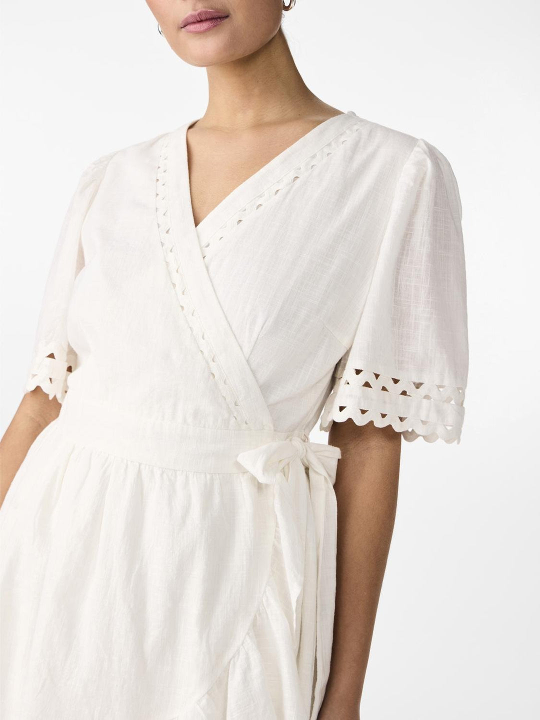 Yasnavina 2/4 Wrap Dress Star White | Kjoler | Smuk - Dameklær på nett