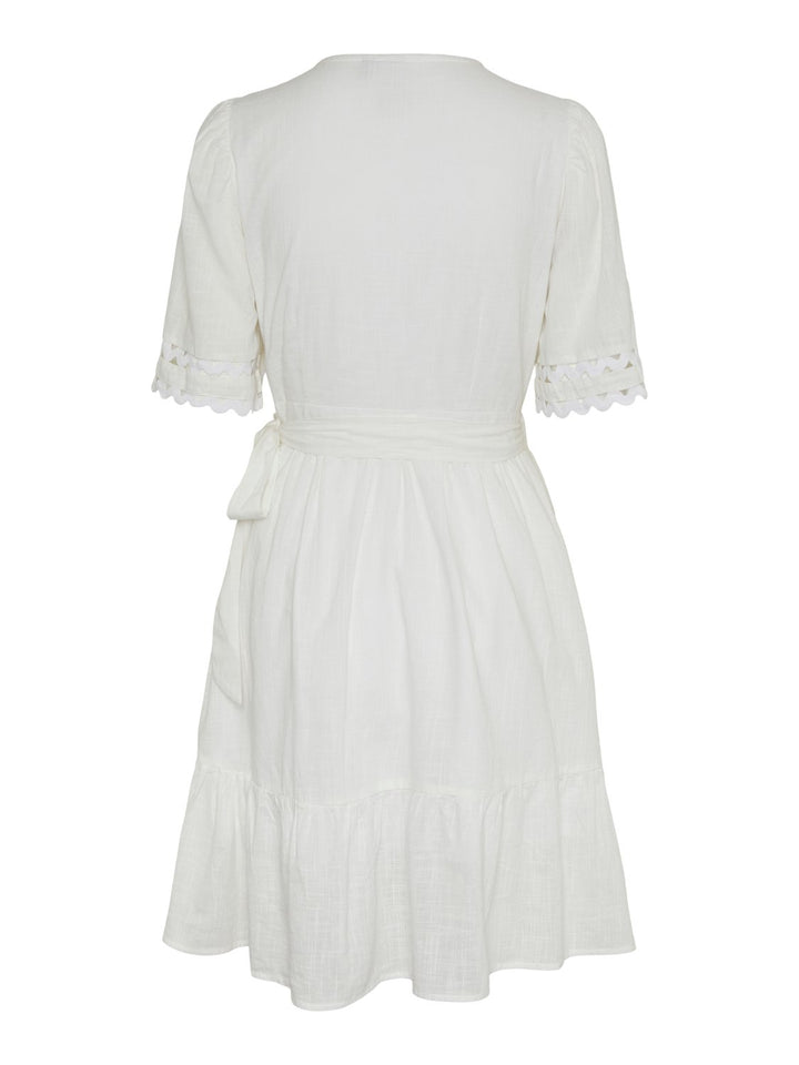 Yasnavina 2/4 Wrap Dress Star White | Kjoler | Smuk - Dameklær på nett