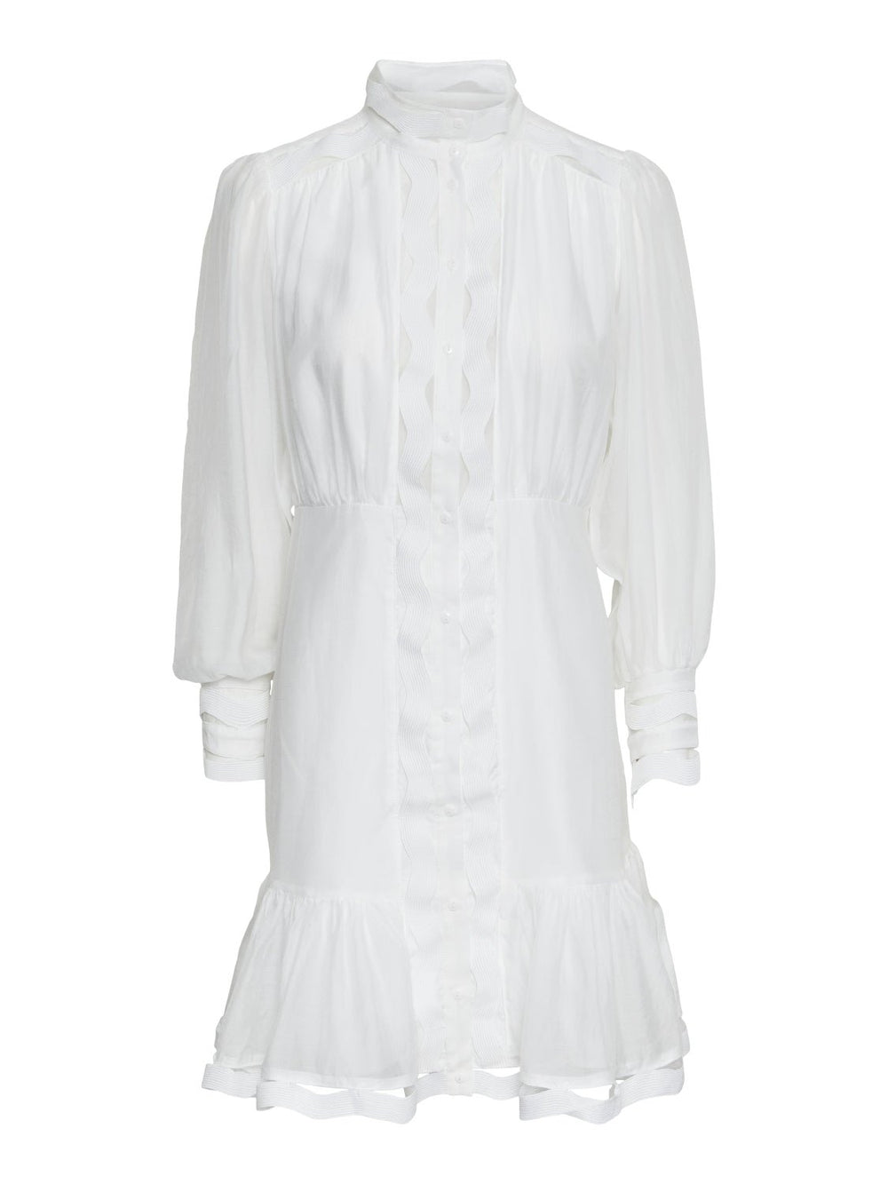 Yasponira Ls Dress Star White | Kjoler | Smuk - Dameklær på nett