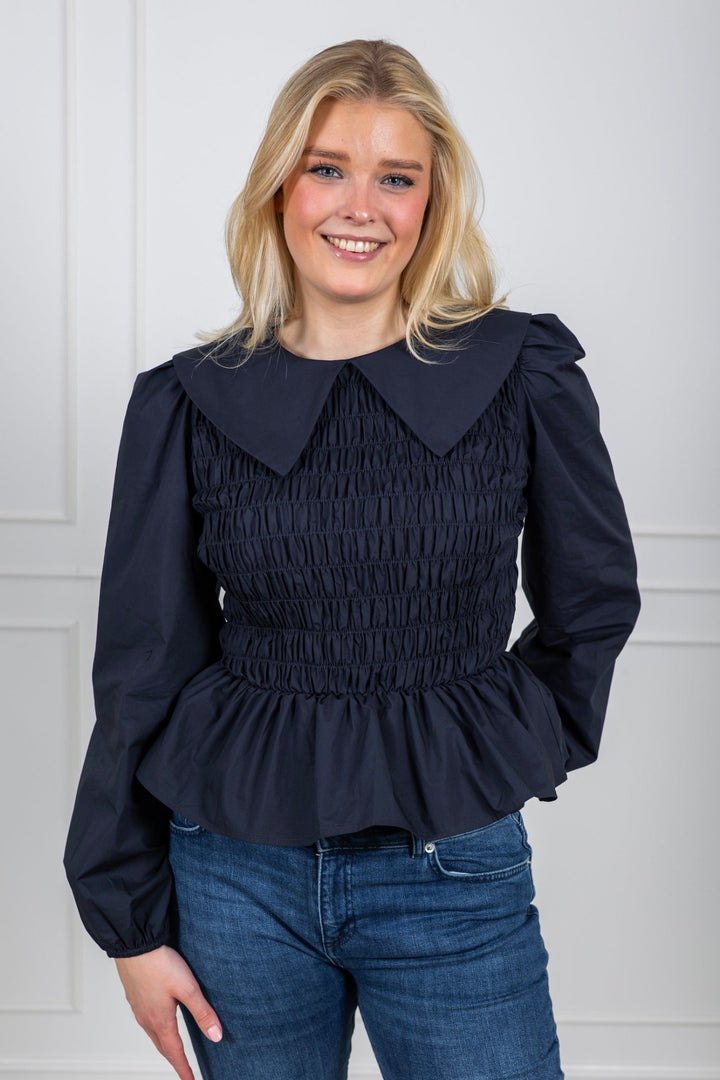 Yasroma Ls Top Navy Blazer | Topper | Smuk - Dameklær på nett