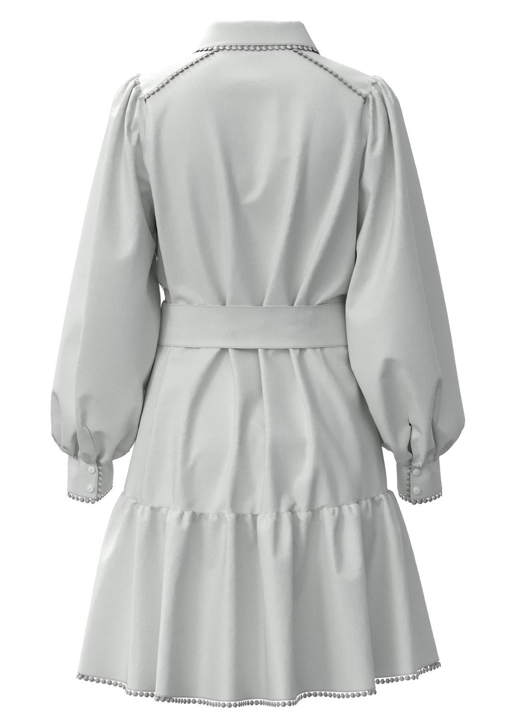 Yasrosalina Ls Dress Star White | Kjoler | Smuk - Dameklær på nett